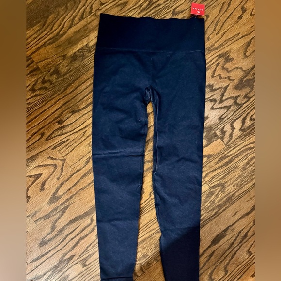 SPANX NWT Large Seamless Track Stripe Leggings Navy Haze - Regular - Picture 6 of 6